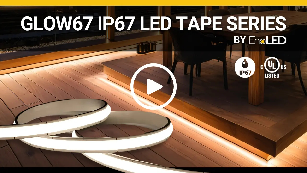 Glow67 IP67 LED Tape Series by EnoLED